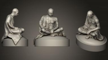 3D model Mahatma Gandhi (STL)